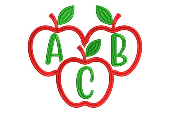 Back to School Embroidery Design: A Practical Review of the Apple Monogram
