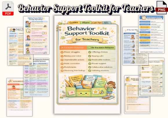 Behavior Support Toolkit for Teachers: A Practical Guide to Calm, Connected Classrooms