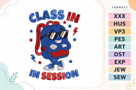 Cool Backpack Back to School Embroidery Design Review