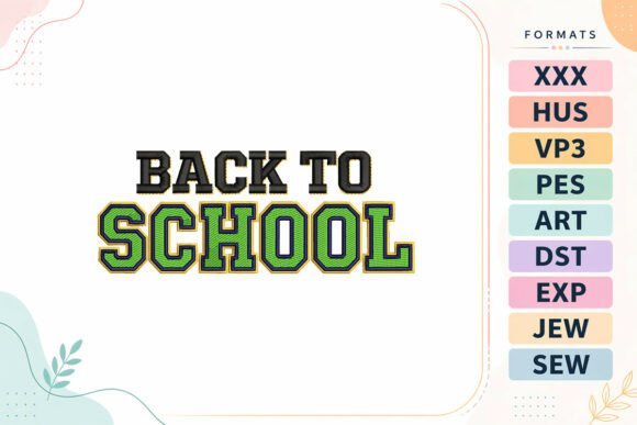 Evaluating the Back to School Quote Embroidery Design for Custom Apparel and Accessories