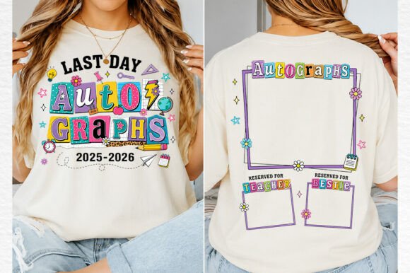 Last Day Autographs 2026 PNG T-Shirt