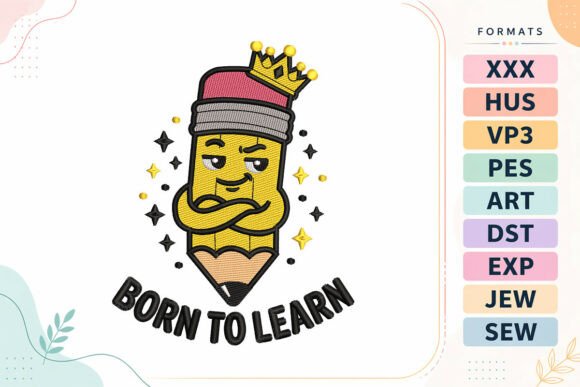 Student Pencil Back to School: Elevating Classroom Culture with Precision Embroidery