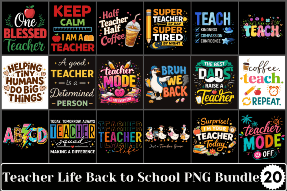 Teacher Life Back to School PNG Bundle: A Comprehensive Evaluation